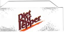 Small Diet Dr. Pepper Flavor Strips / Flavor Labels