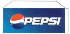 Small Pepsi Flavor Strips / Flavor Labels